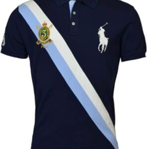 Polo by Ralph Lauren Men's Navy Blue Polo Shirt big pony crest #3